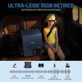 Litheli FrozenPack: The First Backpack Car Fridge | Includes 2 x 4.0Ah SE  Batteries | 20L/21QT