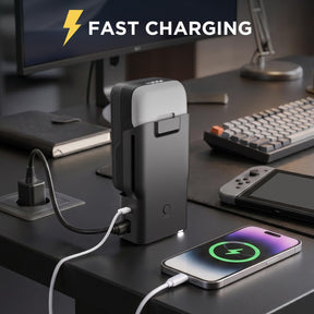 LiTHELi Battery Pack 8.0Ah Lithium Batteries 45W Max Power Bank, U20 Series Replacement Portable Battery, Fast Charge in 1.5 Hours with LED Realtime Indicators