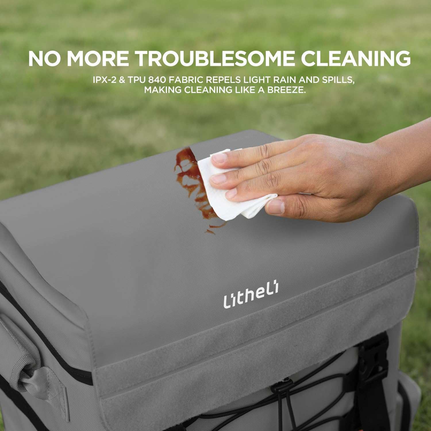 Litheli FrozenPack: The First Backpack Car Fridge|Includes 2 x 4.0Ah  Batteries options