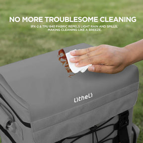 Litheli FrozenPack: The First Backpack Car Fridge|Includes 2 x 4.0Ah  Batteries options