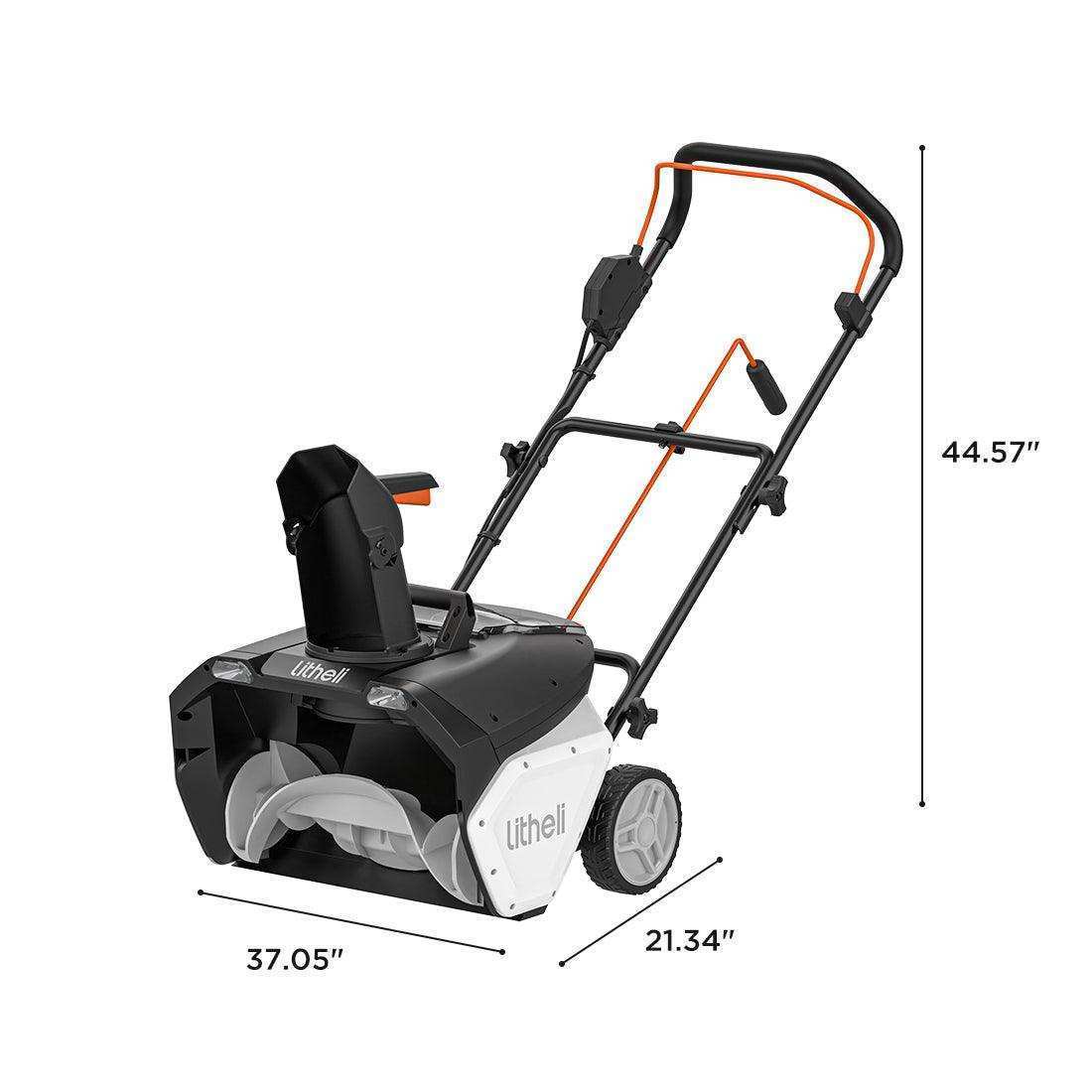 U20 2×20V 20" Brushless Cordless Snow Blower | 20" Clearing Width, 12" Clearing Depth | 2×4.0Ah Batteries