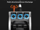 U20 2x20V 13" Brushless Cordless Snow Shovel | Lightweight, 18.4ft Snow Throw(Tool Only)