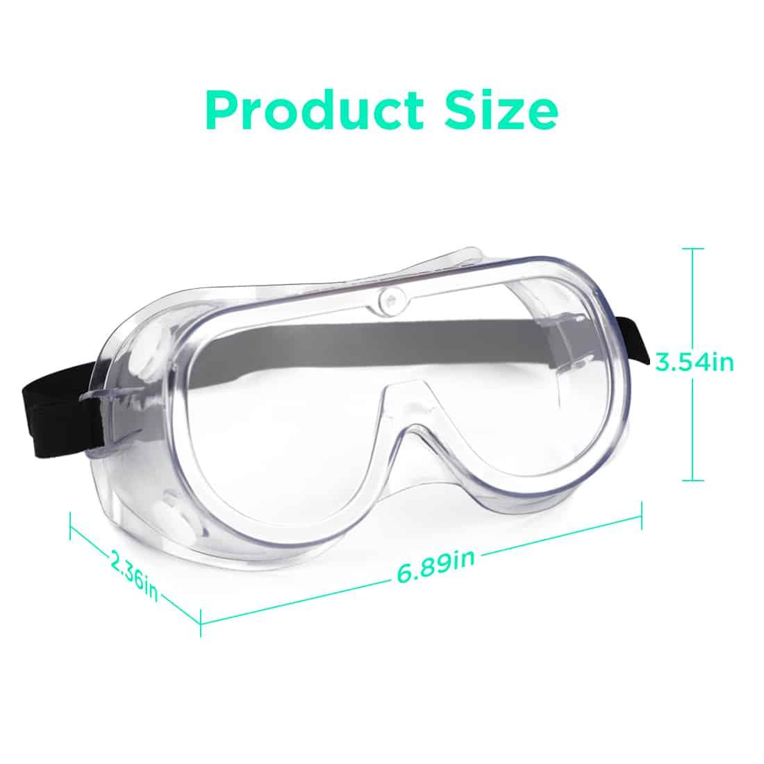 Litheli Safety Anti-Fog Goggles